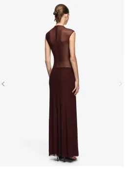 Bec and Bridge Odea Gathered Maxi Dress - Plum for rent on The Volte - image 1