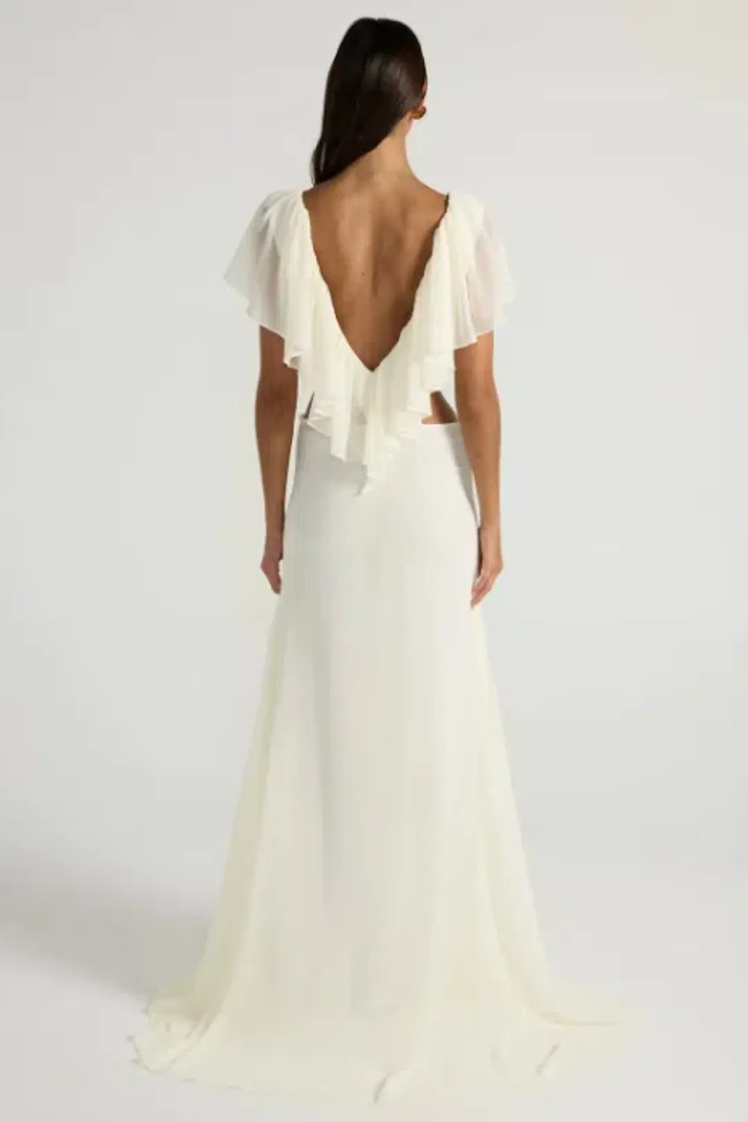 ancegria, clover set, ivory, set, maxi, size 8 for rent on The Volte - main image