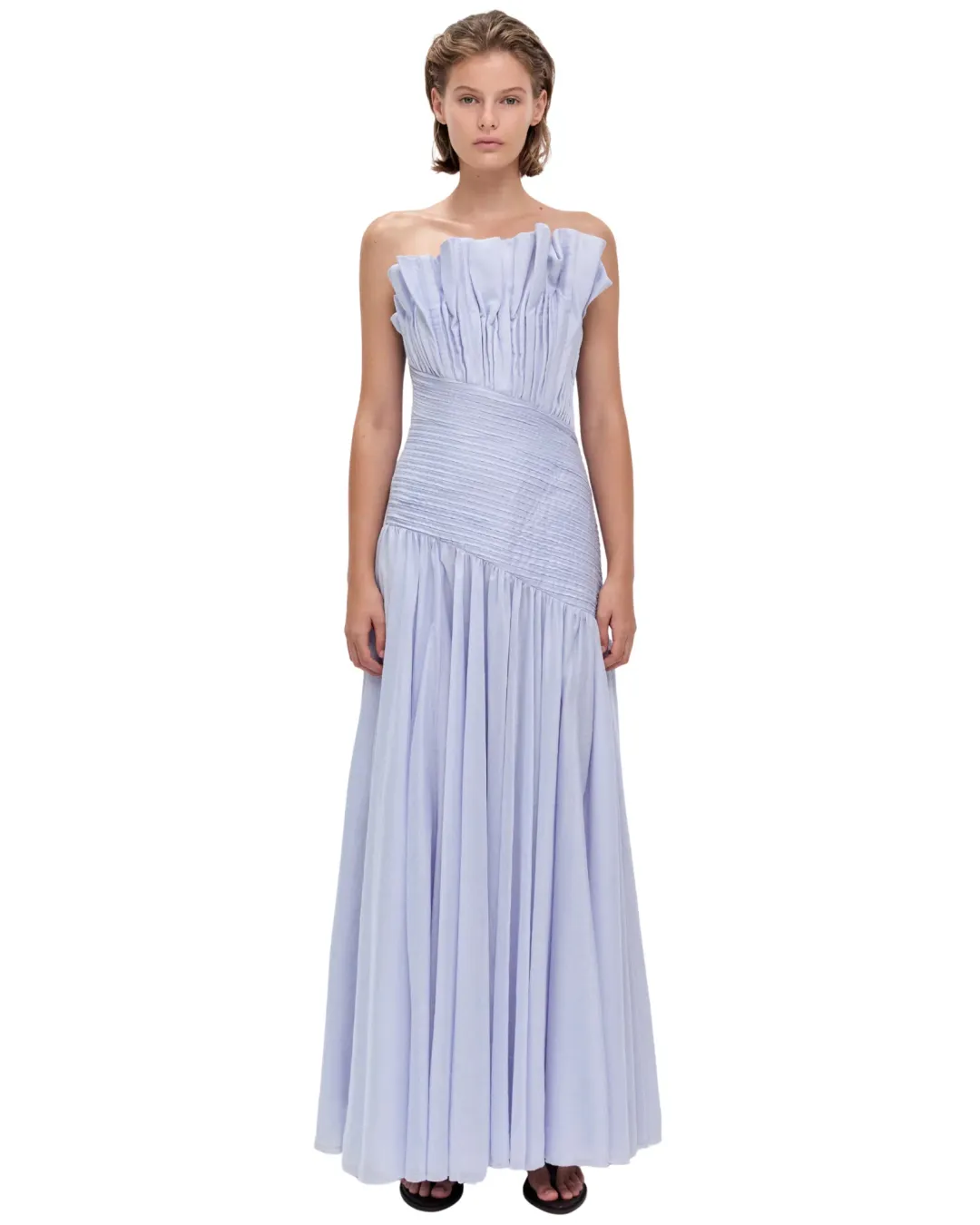 Aje Aquiline Gown French Blue Size 16 for rent on The Volte - main image