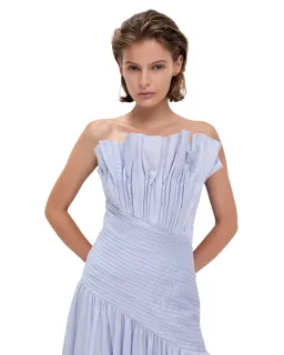 Aje Aquiline Gown French Blue Size 16 for rent on The Volte - image 5
