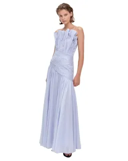 Aje Aquiline Gown French Blue Size 16 for rent on The Volte - image 3