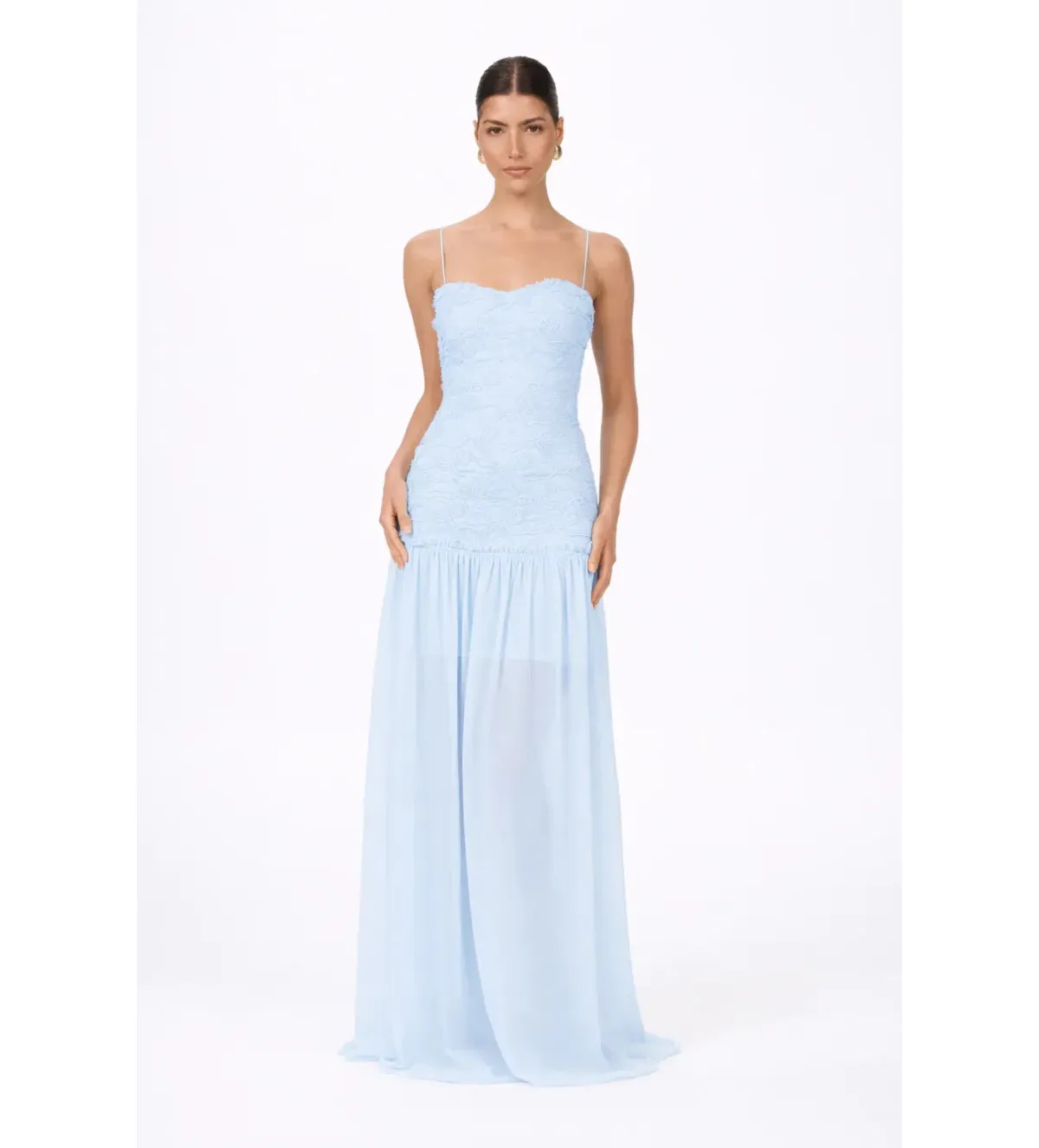 Jefre Sei Renata Maxi Dress in Bay Blu Size S/AU8 - Image 1