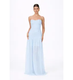 Jefre Sei Renata Maxi Dress in Bay Blu Size S/AU8 for rent on The Volte - image 1