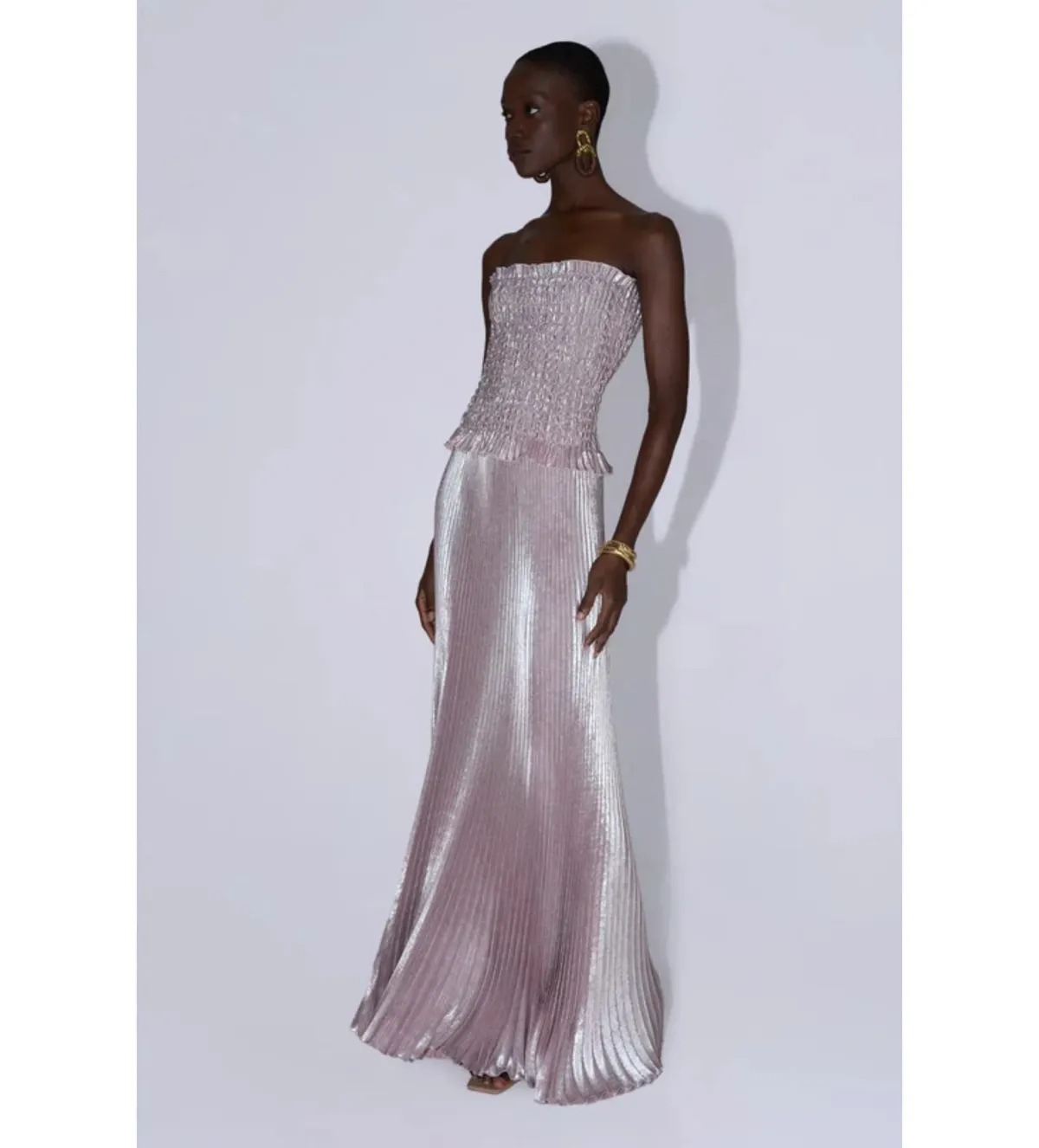 L'Idee Maya Gown in Dusty Shimmer Size AU8 - Image 2