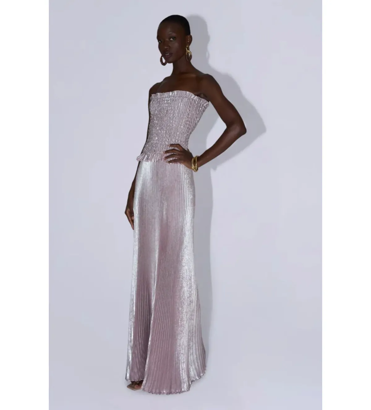 L'Idee Maya Gown in Dusty Shimmer Size AU8 - Image 3