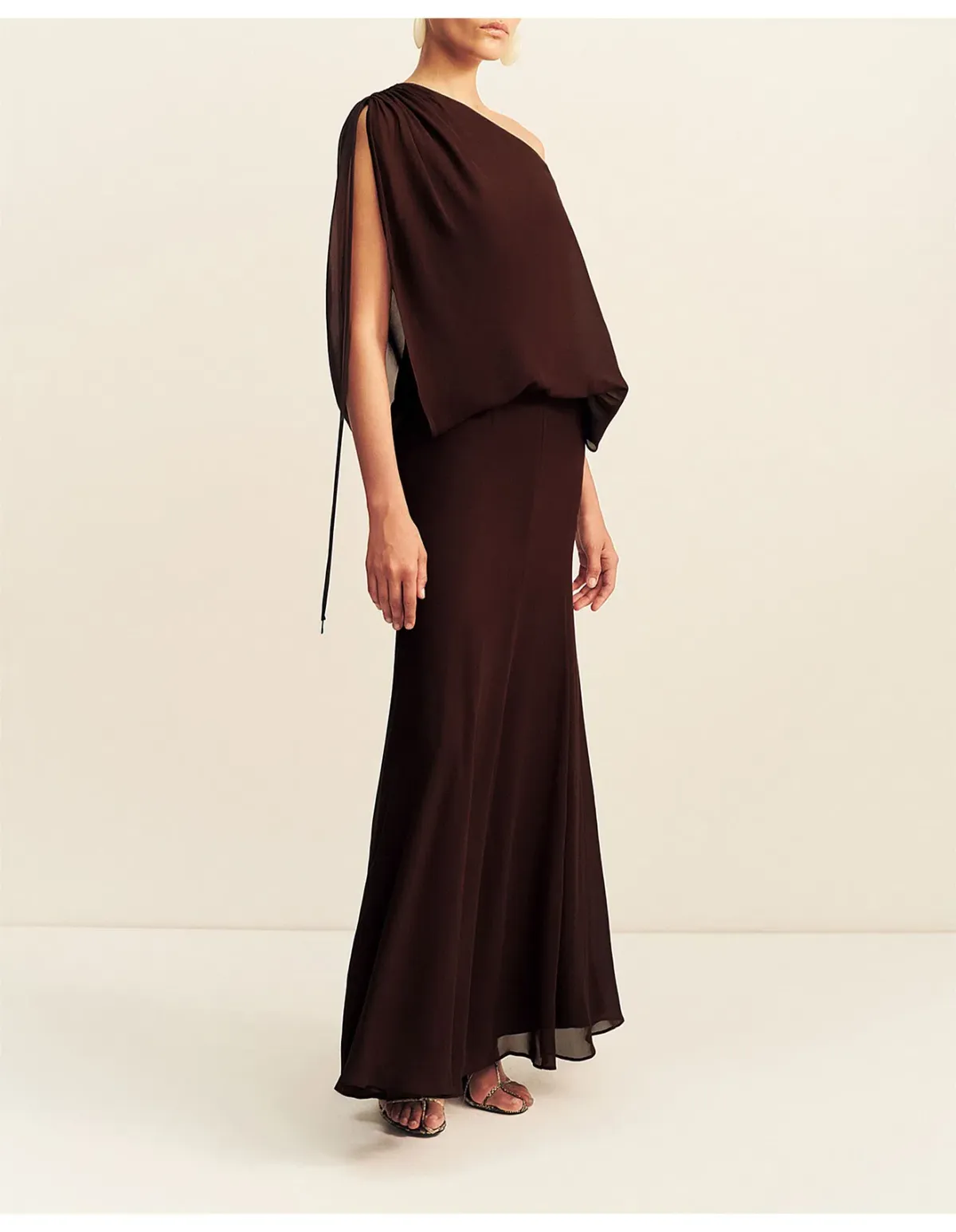 Shona Joy Amina Off Shoulder Blouson Maxi Dress - Image 1