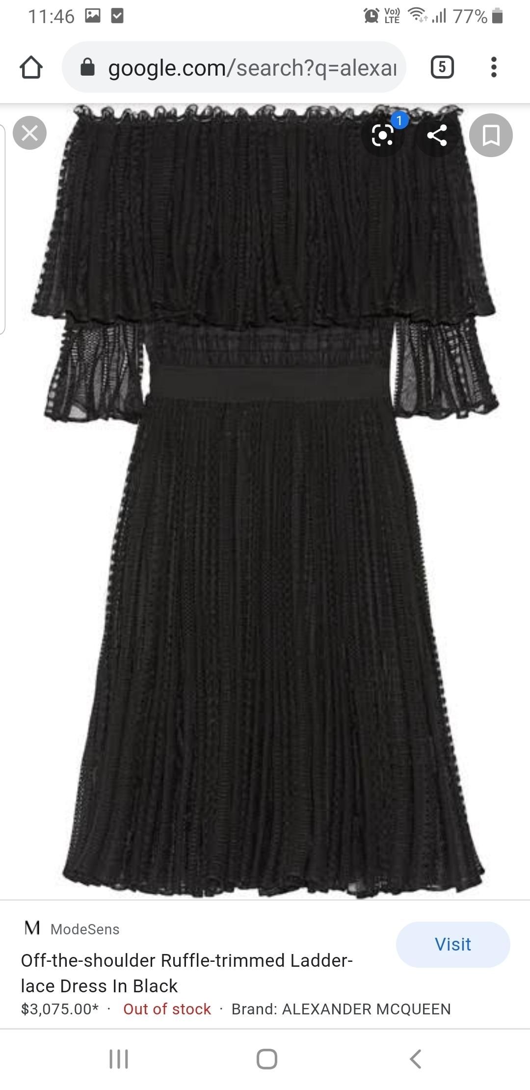 Alexander Mcqueen evening dress Size 8/10 Rrp $4000 for rent on The Volte - main image