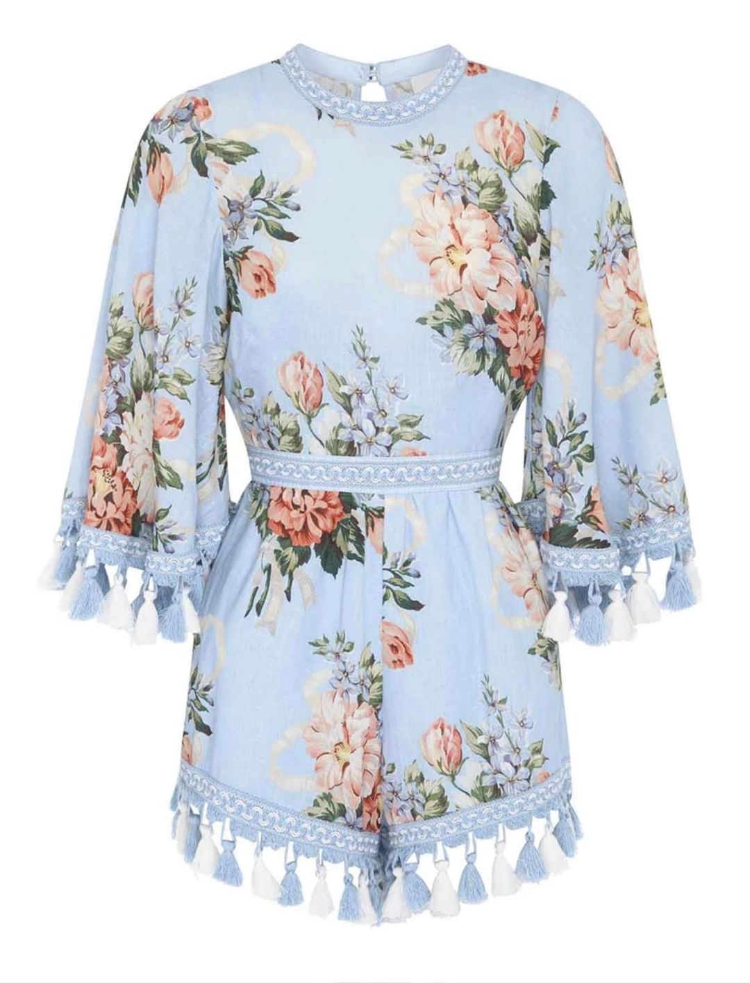 Alice McCall Magic Moment Dove Playsuit for rent on The Volte - main image