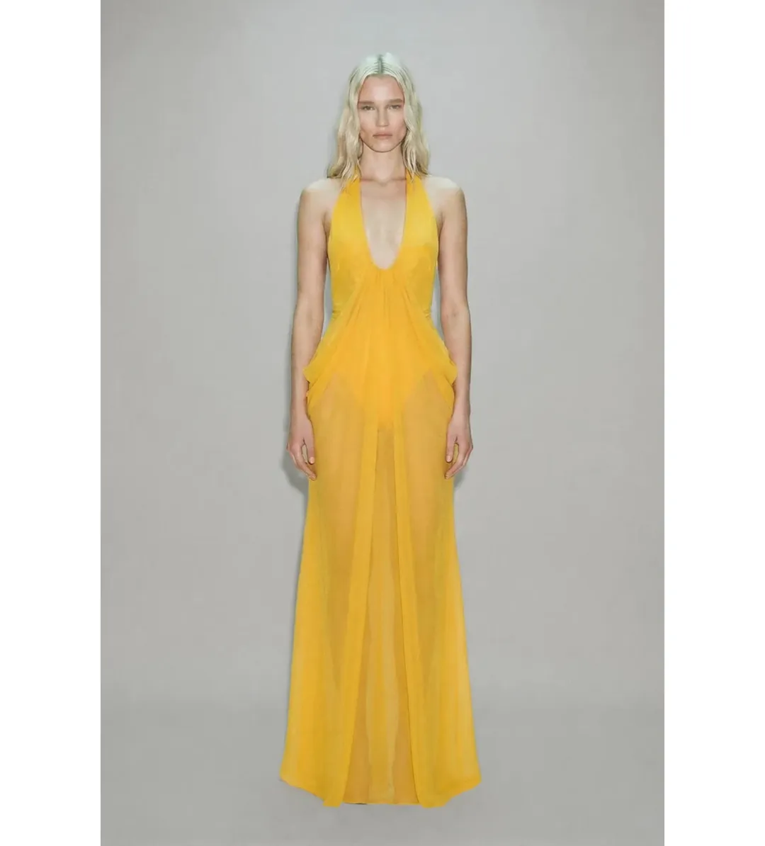 Atoir Mina Maxi Dress in Saffron Size S/AU8 for rent on The Volte - main image