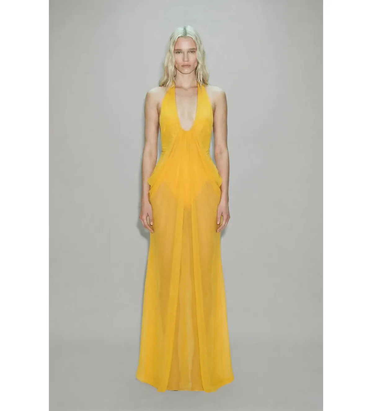 Atoir Mina Maxi Dress in Saffron Size S/AU8 for rent on The Volte - main image