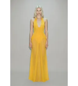 Atoir Mina Maxi Dress in Saffron Size S/AU8 for rent on The Volte - image 1