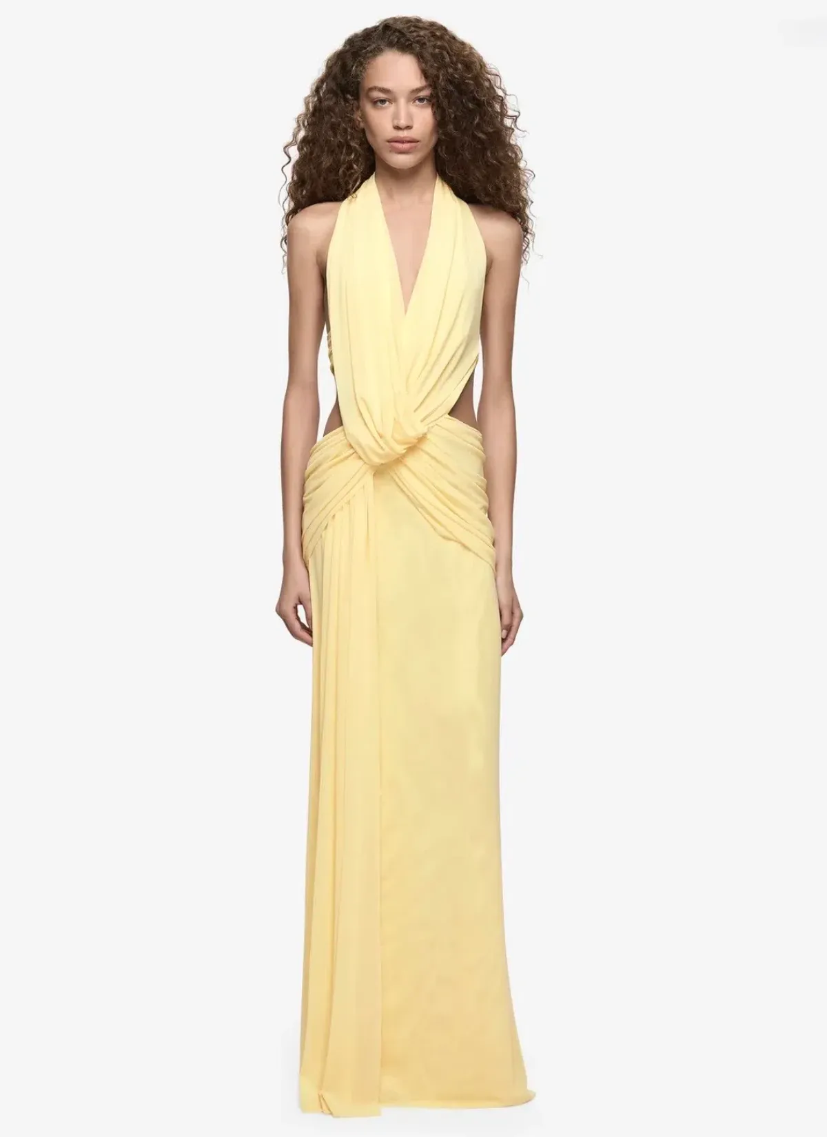 BEC AND BRIDGE CHARLIZE DRESS LEMON SIZE 8 - Image 1