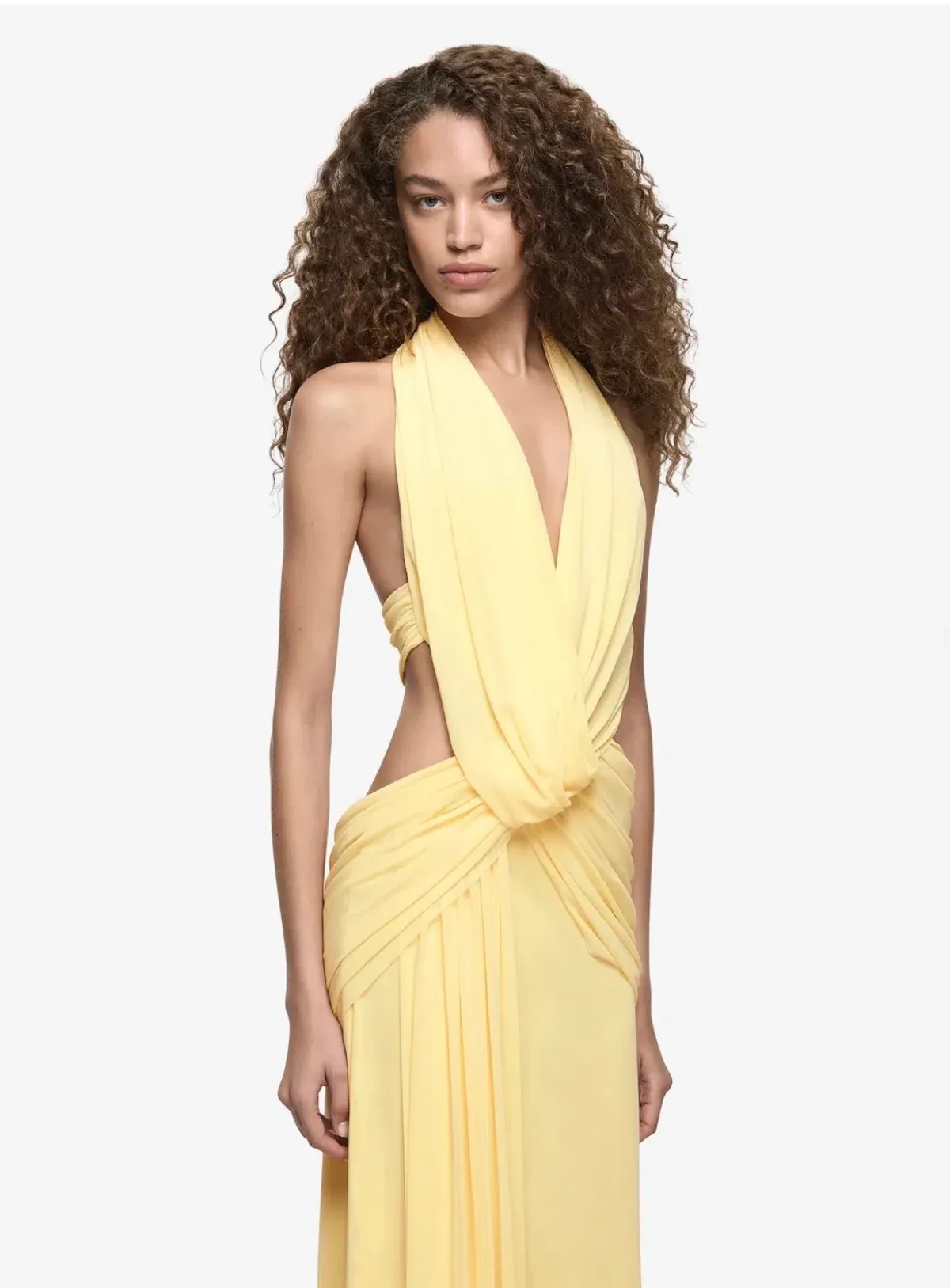 BEC AND BRIDGE CHARLIZE DRESS LEMON SIZE 8 - Image 2