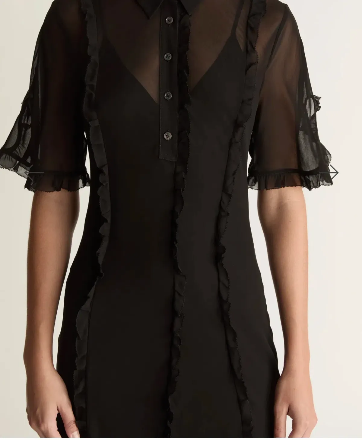 Lee Mathews Black Olivia Dres sz 2(12) - Image 2