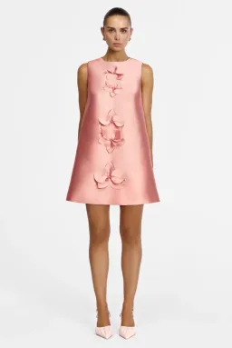 Acler Medora Mini Dress Pink 12 for rent on The Volte - image 1