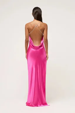 Pink Halter Maxi for rent on The Volte - image 4