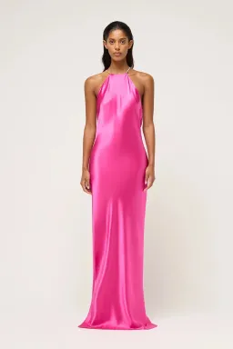 Pink Halter Maxi for rent on The Volte - image 1