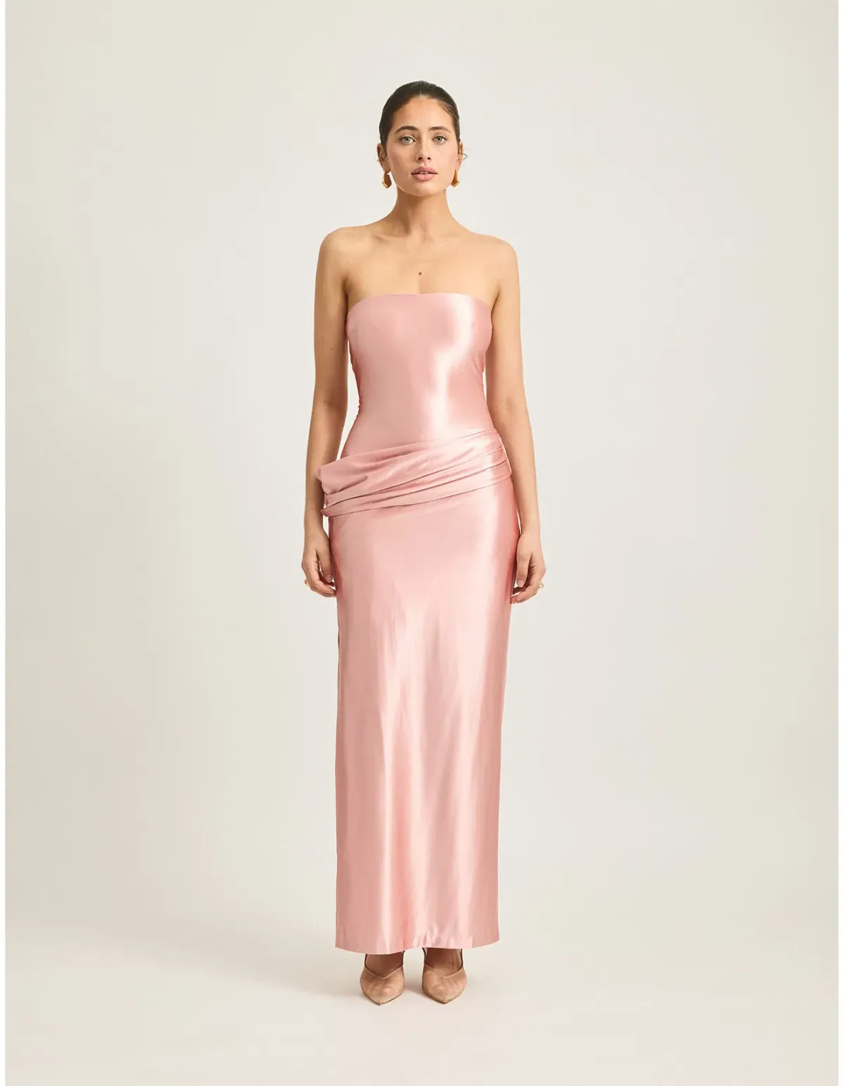 🌸 TOJHA Mylah Dress – Blush Pink Maxi Gown – Size 10 AU 🌸 - Image 2