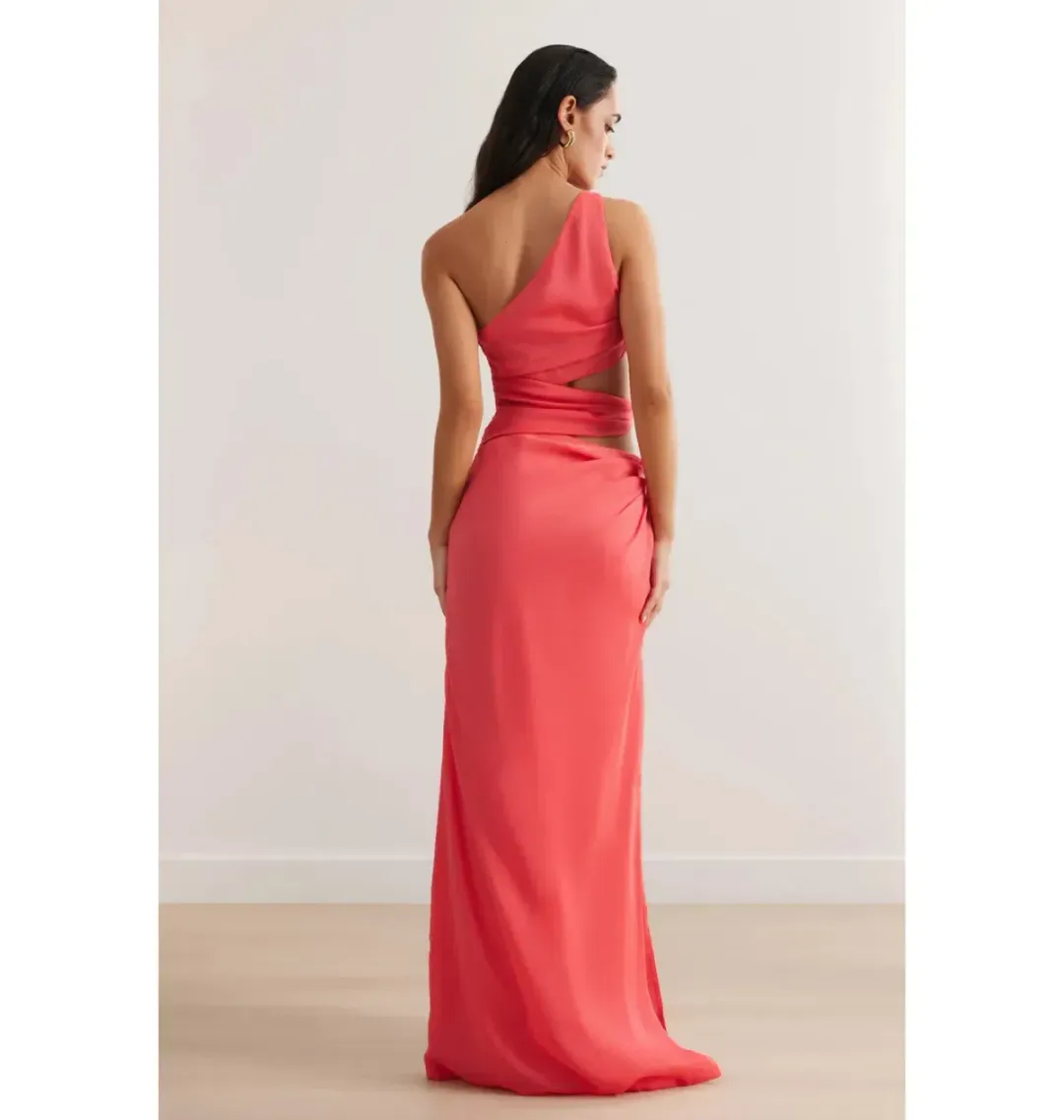 🩷 Lexi Aurea Maxi Dress - Size 10 AU - in Flamingo Pink 🩷 for rent on The Volte - main image