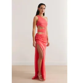 🩷 Lexi Aurea Maxi Dress - Size 10 AU - in Flamingo Pink 🩷 for rent on The Volte - image 3