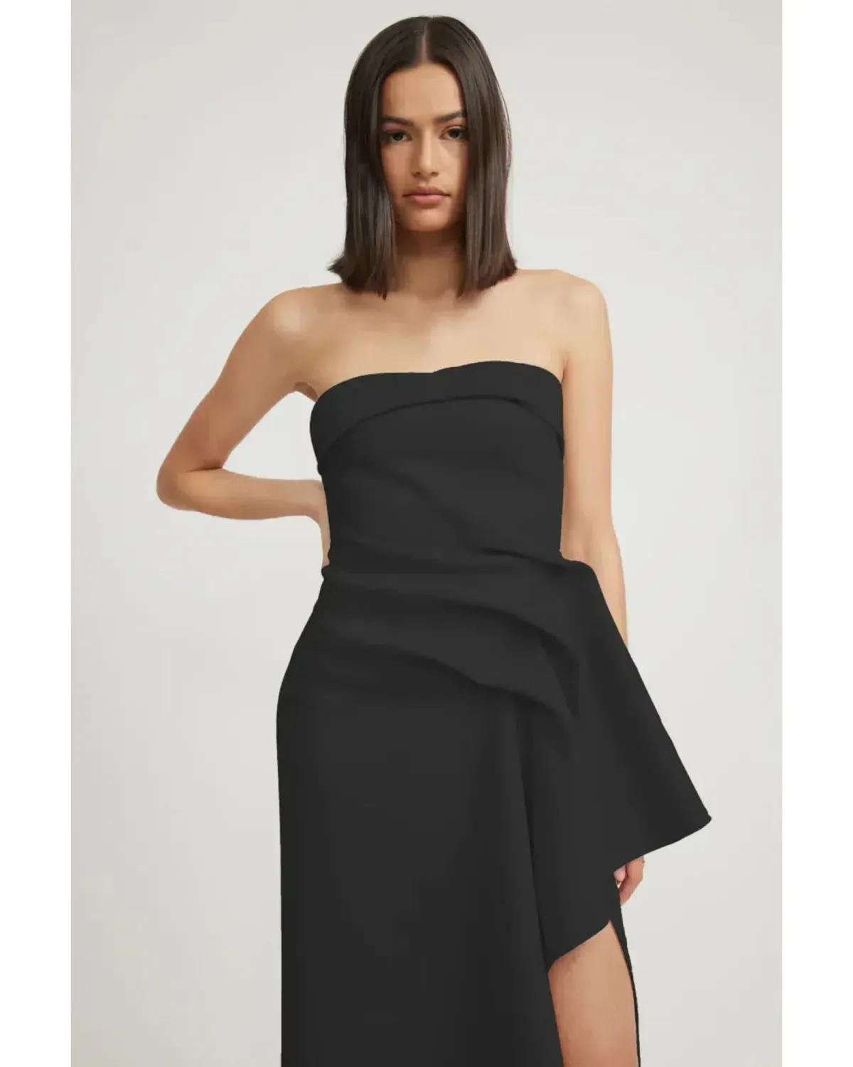 🖤 TOHJA November Dress - Size XS / 6 AU - Black Maxi Gown 🖤 - Image 3