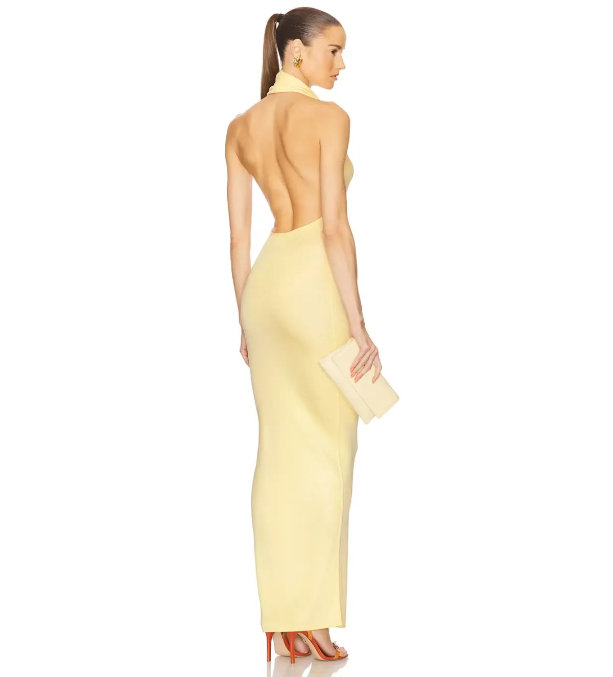 Helsa Aaliyah Dress Size 6 Yellow - Image 5
