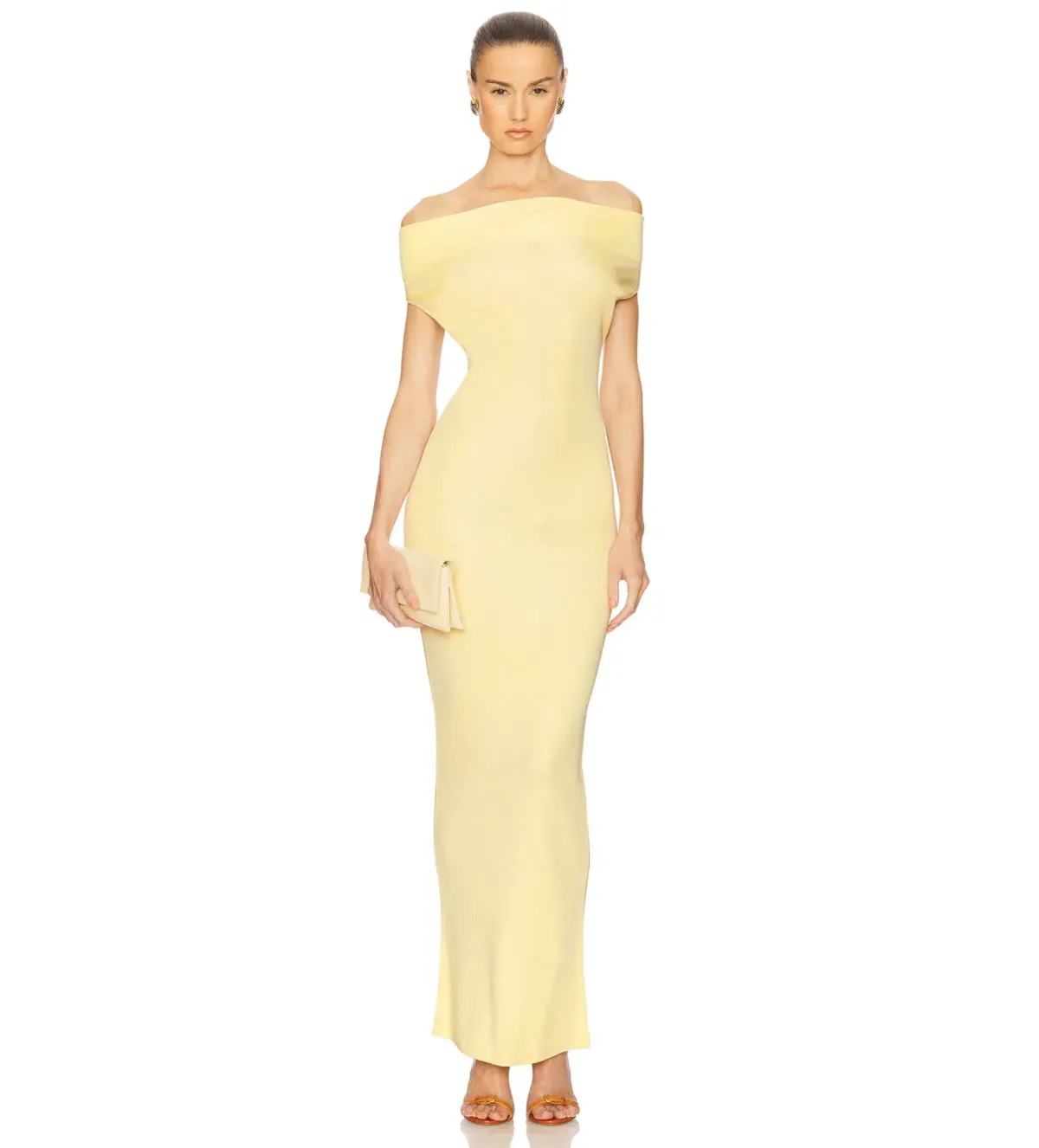 Helsa Aaliyah Dress Size 6 Yellow - Image 4