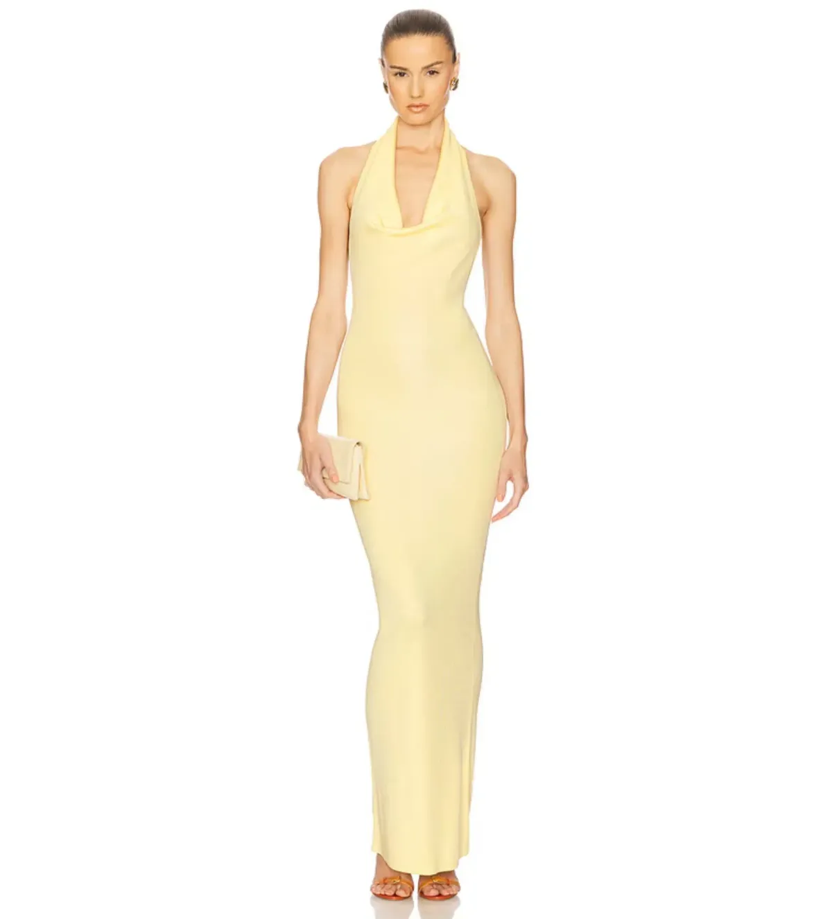 Helsa Aaliyah Dress Size 6 Yellow - Image 3