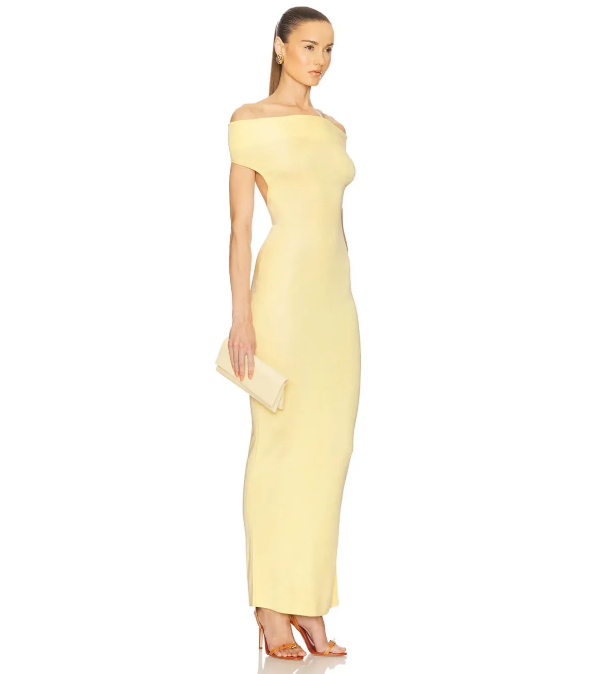 Helsa Aaliyah Dress Size 6 Yellow - Image 2
