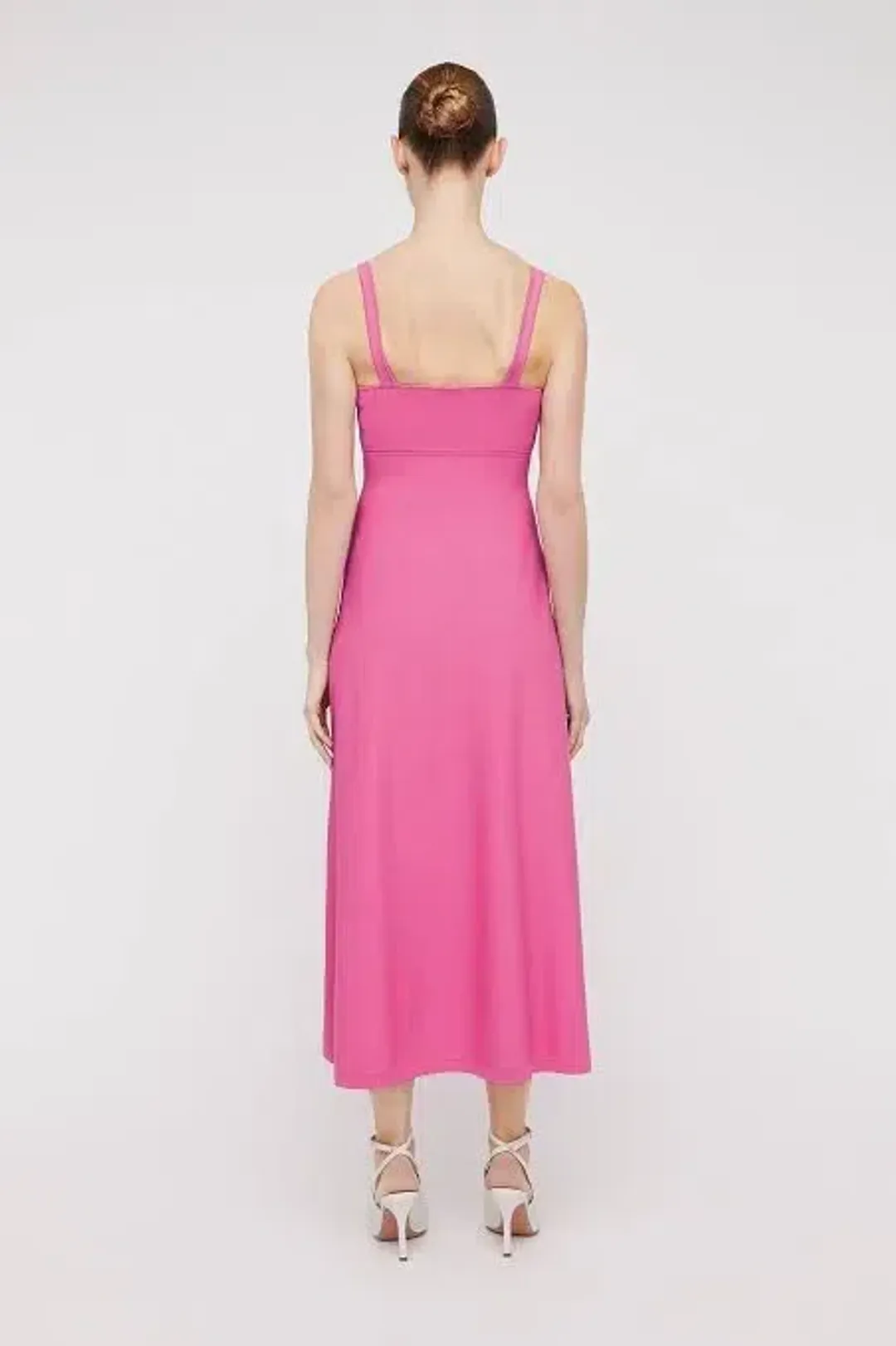 Scanlan Theodore Square Neck Dress Size 6 Pink for rent on The Volte - main image
