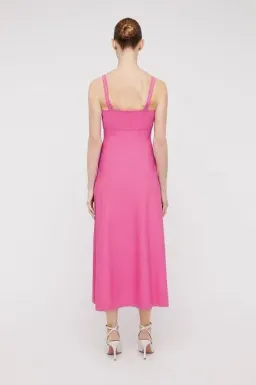 Scanlan Theodore Square Neck Dress Size 6 Pink for rent on The Volte - image 3