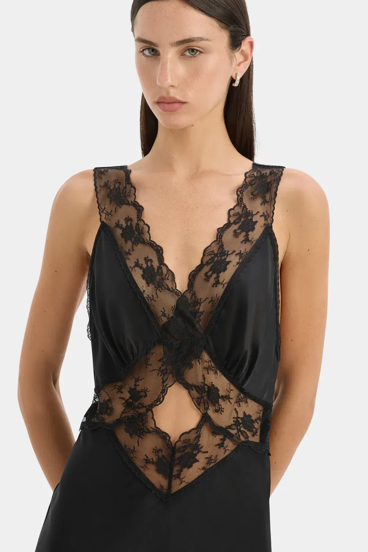 Sir The Label Aries Dress Size 6 Petite Black - Image 3
