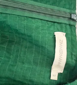 Rhiannon Plunge Maxi Dress - Green - Size 2 for rent on The Volte - image 4