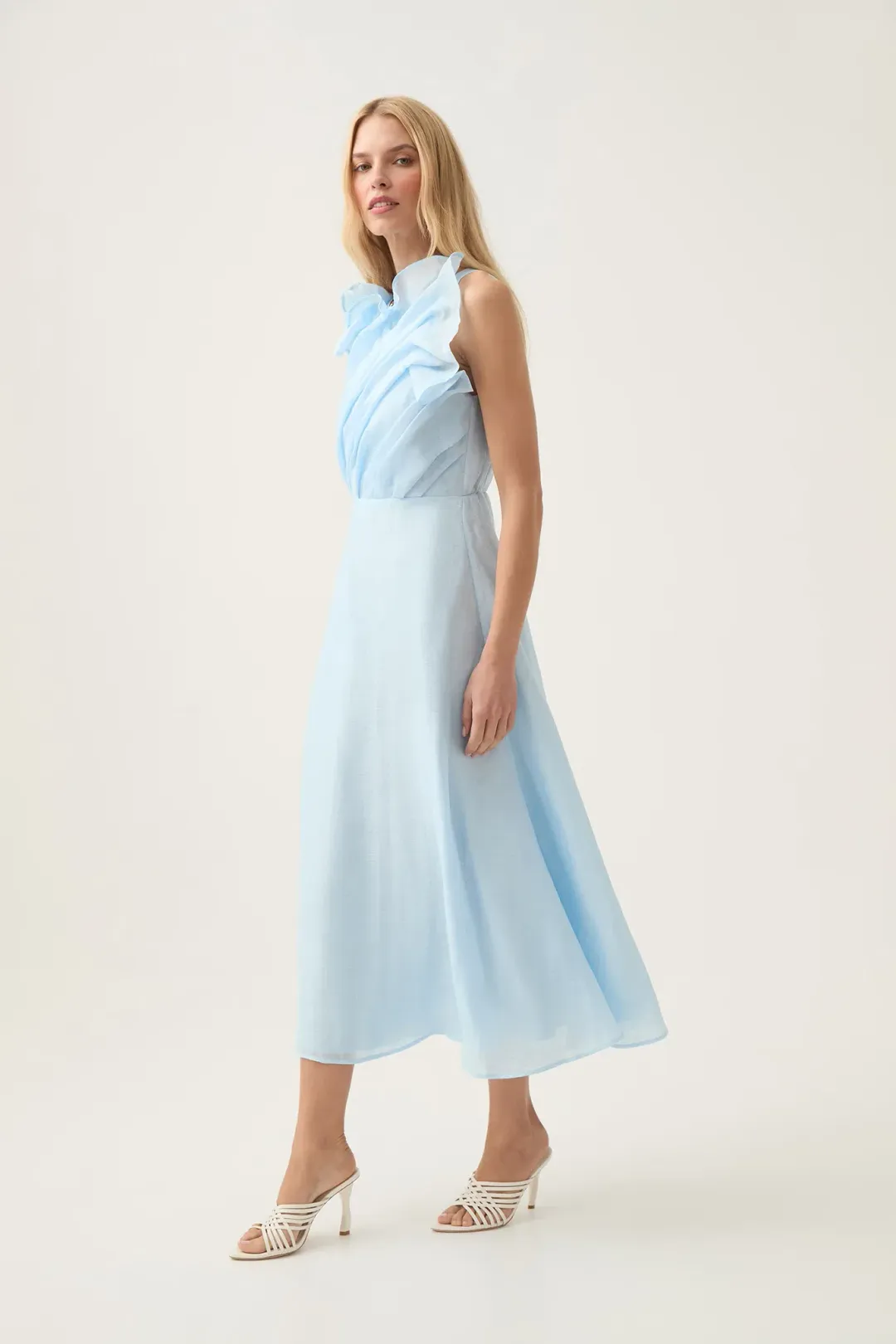 AJE Genesis Midi Dress Size 8 for rent on The Volte - main image