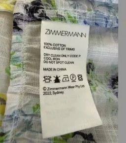 Zimmerman Pattie Patchwork Long Dress Patch Floral Size 1 - Net a porter exclusive, Net Sustain for rent on The Volte - image 5