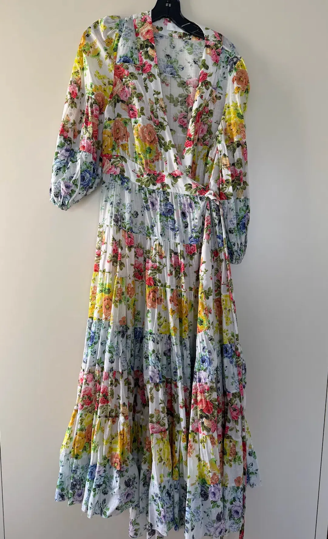 Zimmerman Pattie Patchwork Long Dress Patch Floral Size 1 - Net a porter exclusive, Net Sustain for rent on The Volte - main image