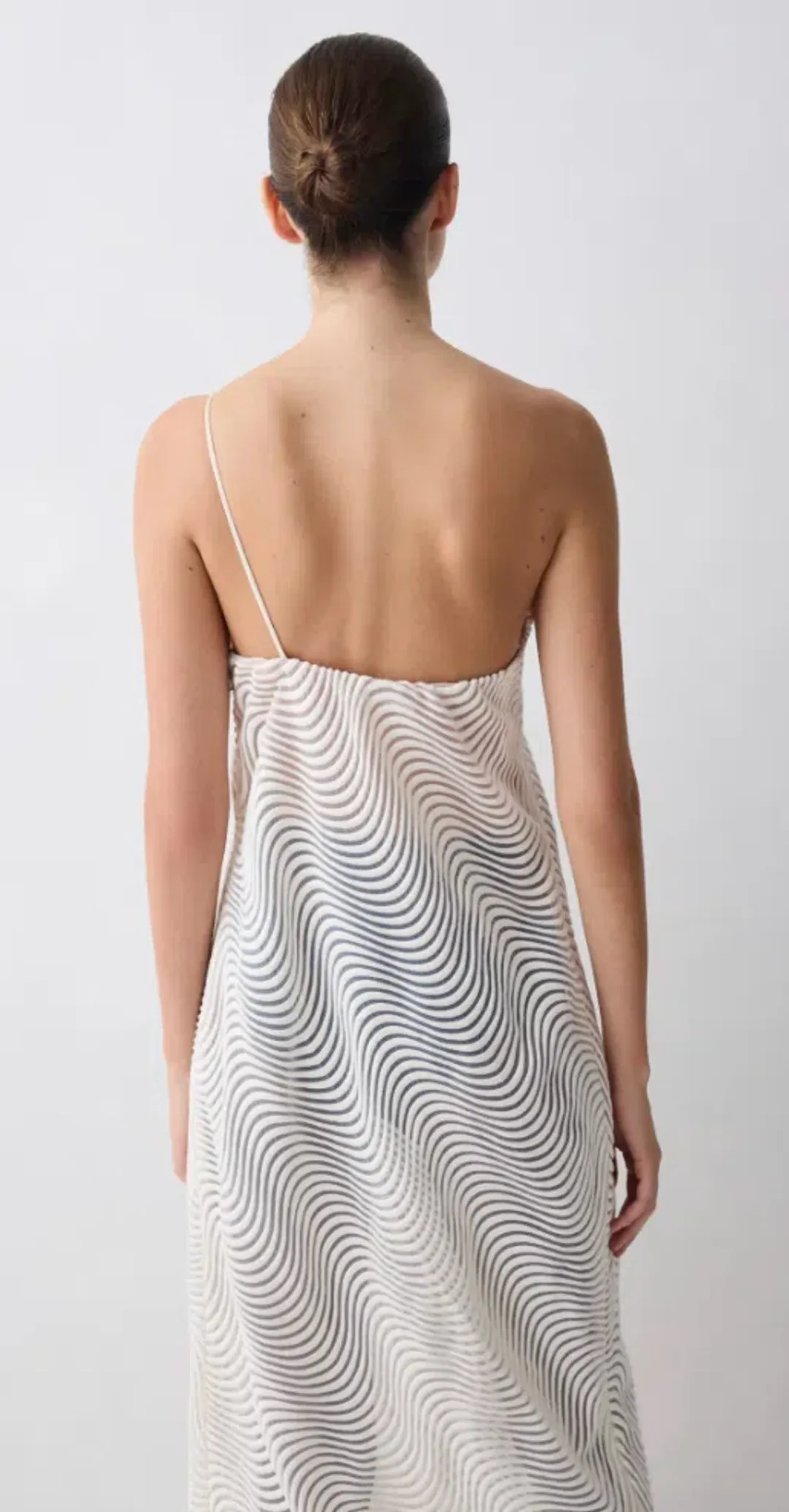 Bianca Spender - IVORY SCALLOPED LACE DRIFT DRESS Size 1 for rent on The Volte - main image