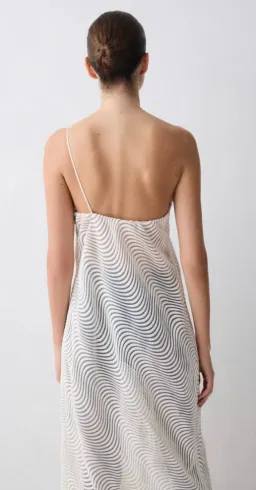 Bianca Spender - IVORY SCALLOPED LACE DRIFT DRESS Size 1 for rent on The Volte - image 5