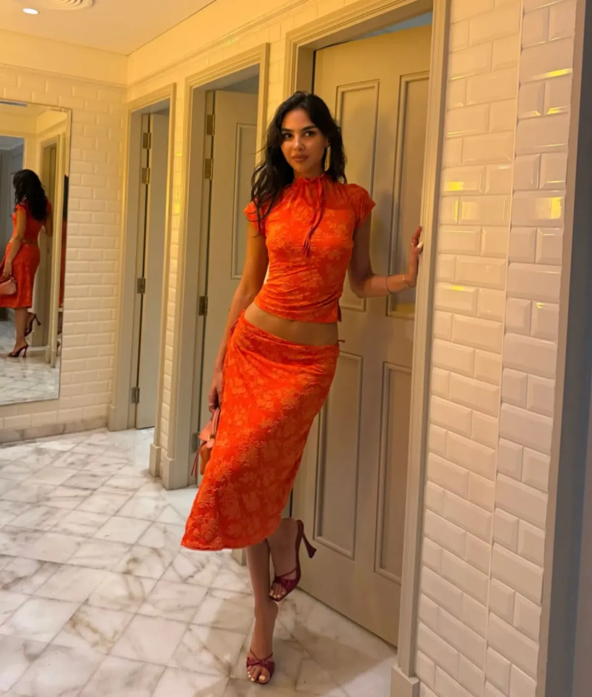 SIR The Label Blanca Set in Palmera Tangerine, Size 1 (S) - Image 2