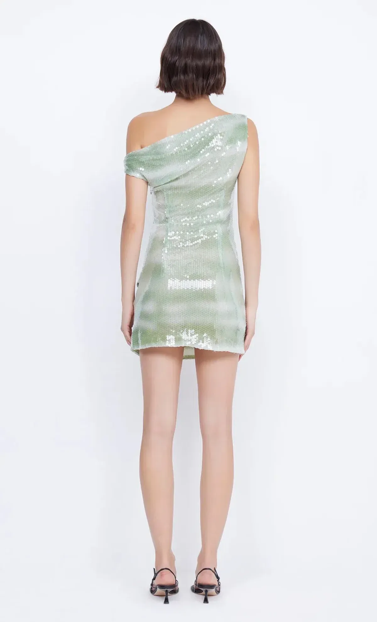 Bec and Bridge Brydie Asym Mini in Mint Ombre Size 8 - Image 7