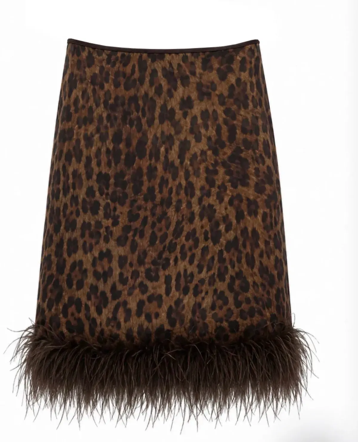 Gigi leopard feather skirt and Emma top - Image 7