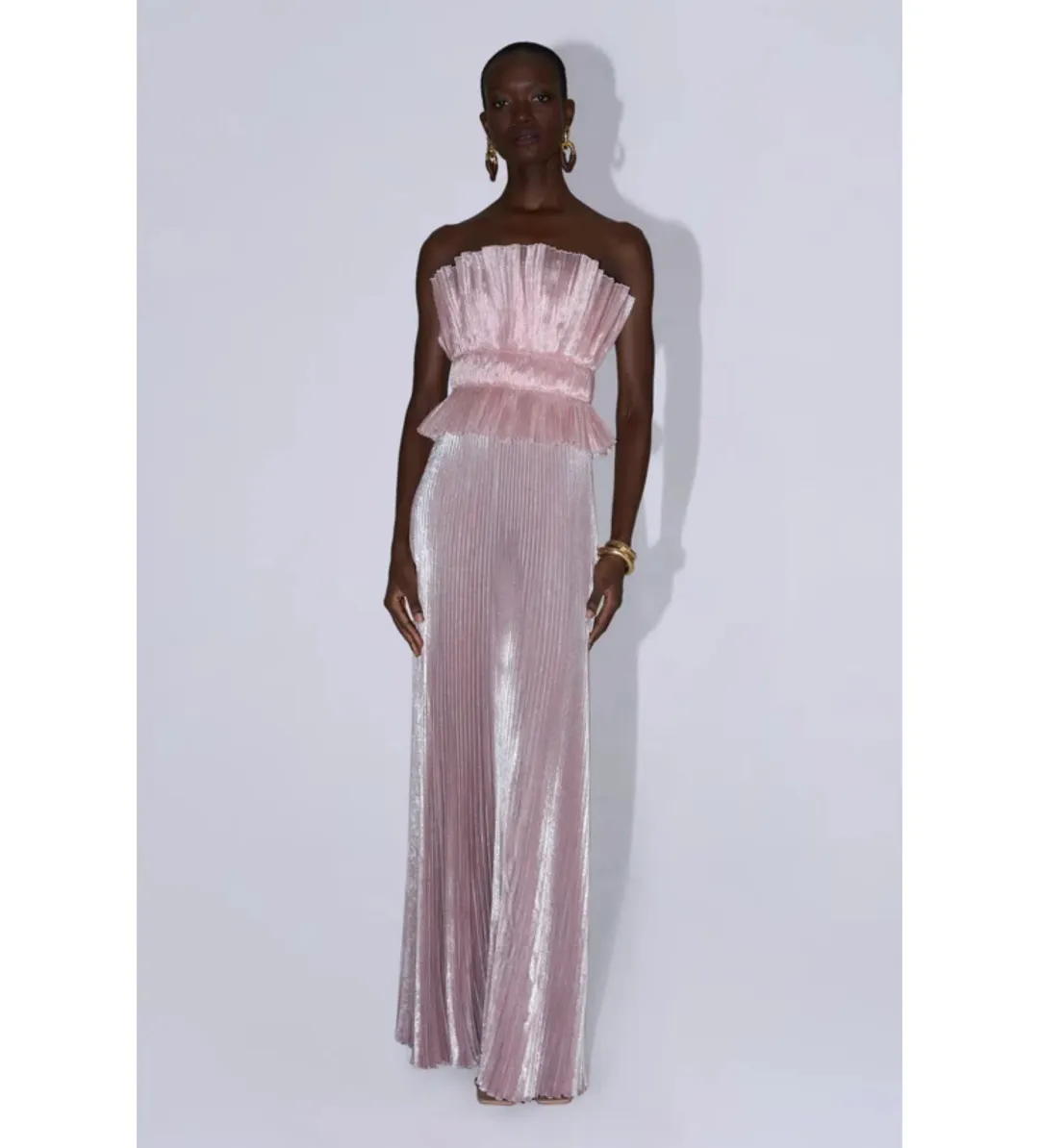 L'Idee Masquerade Gown in Dusty Shimmer Size AU8 for rent on The Volte - main image