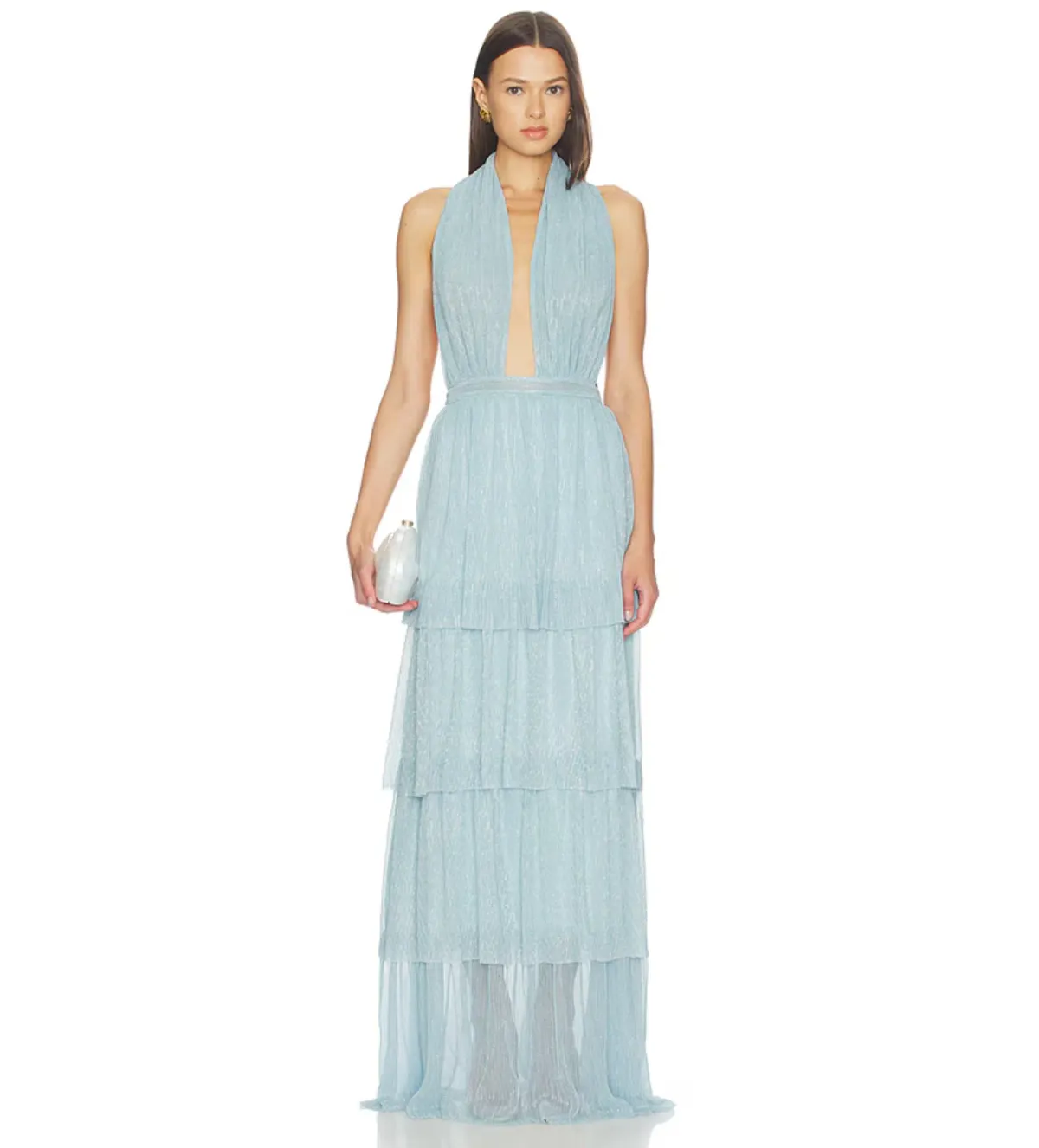 L'Idee Nammos Gown in Glacier Moonlight Size AU10 - Image 1