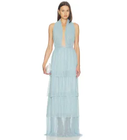 L'Idee Nammos Gown in Glacier Moonlight Size AU8 for rent on The Volte - image 1