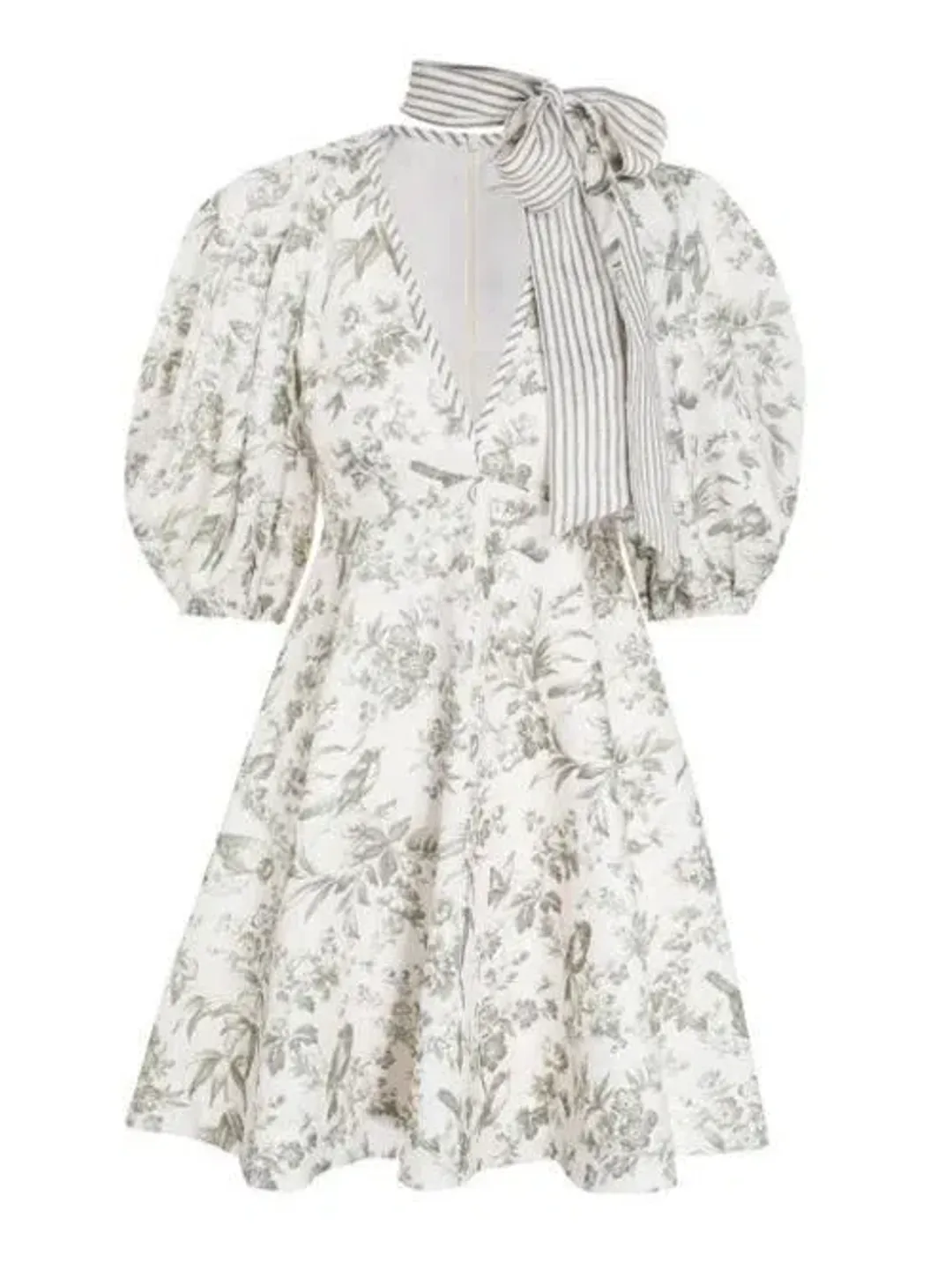 Zimmermann Linen Day Mini Dress for rent on The Volte - main image