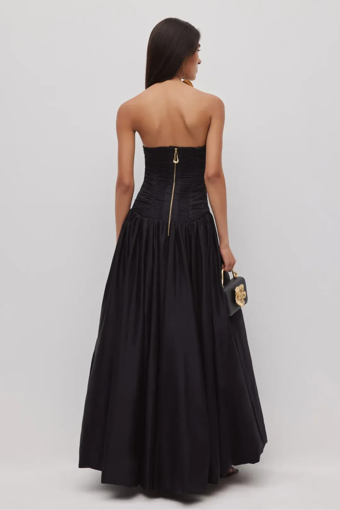 AJE VIOLETTE BUBBLE HEM MAXI DRESS SIZE 6 for rent on The Volte - main image