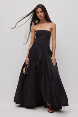 AJE VIOLETTE BUBBLE HEM MAXI DRESS SIZE 6 for rent on The Volte - image 4