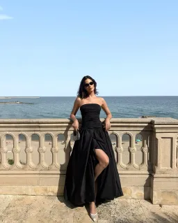 AJE VIOLETTE BUBBLE HEM MAXI DRESS SIZE 6 for rent on The Volte - image 1