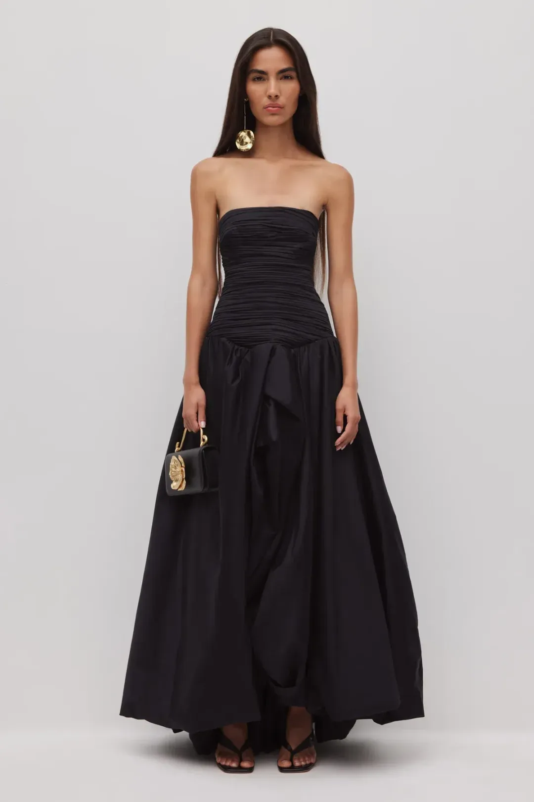 AJE VIOLETTE BUBBLE HEM MAXI DRESS SIZE 6 for rent on The Volte - main image