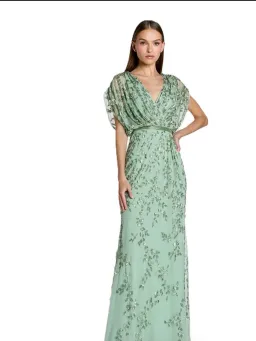 MAC DUGGAL V NECK BLOUSON GOWN for rent on The Volte - image 2